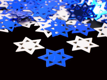 Star of David Confetti,